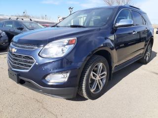 Used 2017 Chevrolet Equinox Premier AWD, Lthr, Sunroof, Remote, Nav, BU Cam, for sale in Edmonton, AB