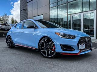 APPLE CARPLAY, NAVIGATION, HEATED STEERING 
<P>
Unleash the power of the 2021 Hyundai Veloster N, a dynamic fusion of performance, style, and innovation! Crafted to exhilarate every sense, this turbocharged beast redefines what it means to drive a hatchback. Buckle up and feel the rush as its turbocharged engine roars to life, delivering an impressive blend of power and precision thats bound to leave you craving more. 
<P>
But its not just about raw power - the Veloster N is engineered for the ultimate driving experience. Its sport-tuned suspension and high-performance brakes ensure unmatched handling and control, whether youre navigating tight corners or cruising down the open highway. And with customizable driving modes, including Normal, Sport, N, and Custom, you can tailor the cars performance to suit your mood and driving style. 
<P>
Step inside and discover a cockpit designed with the driver in mind. From the bolstered sport seats that hug you through every twist and turn to the intuitive infotainment system that keeps you connected on the go, every detail is meticulously crafted to enhance your driving pleasure. 
<P>
But the excitement doesnt stop there. With striking exterior styling that demands attention wherever you go, the Veloster N is as bold and distinctive as the individuals who drive it. From its aggressive front grille to its sleek rear spoiler, every angle exudes confidence and athleticism. 
<P>
Whether youre carving up mountain roads or navigating city streets, the 2021 Hyundai Veloster N is your ticket to an exhilarating driving experience. Are you ready to elevate your journey? 
<P>
All Abbotsford Hyundai pre-owned vehicles come complete with remaining Manufacturers Warranty plus a vehicle safety report and a CarFax history report. Abbotsford Hyundai is a BBB accredited pre-owned car dealership, serving the Fraser Valley and our friends in Surrey, Langley and surrounding Lower Mainland areas. We are your Friendly Fraser Valley car dealer. We are located at 30250 Automall Drive in Abbotsford. Call or email us to schedule a test drive. 
<P>
*All Sales are subject to Taxes, $699 Doc fee and $87 Fuel Surcharge.