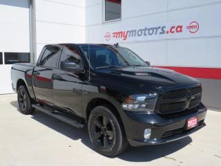 Used 2022 RAM 1500 Classic Express (**4X4**BLACK EDITION**ALLOY RIMS** STEP SIDES**FOG LIGHTS**POWER DRIVERS SEAT**LEATHER**BOXLINER**TONNEAU COVER**AUTO HEADLIGHTS**BACKUP CAMERA**HEATED SEATS**HEATED STEERING WHEEL**DUAL CLIMATE CONTROL**) for sale in Tillsonburg, ON