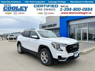Remote Start, Backup Camera, Cruise Control, Bluetooth, 1.5L Engine, 9-Speed Automatic TransmissionHey there, Im Bella, the 2022 GMC Terrain SLE AWD, and let me tell you, Im more than just a pretty face---Ive got a personality that shines as bright as my sleek design. Dean Cooleys service team has given me the royal treatment, making sure Im in top-notch shape for our next journey together.From the Manitoba Safety Inspection to the Certified Pre-Owned Inspection, theyve left no stone unturned in ensuring Im not just stylish, but reliable through and through. With a fresh oil and filter change, new cabin and engine air filters, and a pro-detail that left me feeling like I just rolled off the assembly line, Im ready to hit the road in style.Thanks to Dean Cooleys meticulous care, Im sporting four new tires and a wheel alignment, guaranteeing a smooth and steady ride no matter where our adventures take us.Underneath my hood lies a fiery spirit, powered by a 1.5L Turbocharged Engine paired with a 9-Speed Automatic Transmission. So, trust me, Ive got the performance to match my looks.But lets talk features, shall we? With a backup camera to keep us safe, remote start for those chilly mornings, and cruise control to take the edge off those long drives, Ive got everything you need for a comfortable and enjoyable ride.And lets not forget about my tech-savvy side. With Bluetooth connectivity, Lane Keep Assist, Lane Departure Warning, and Front Collision Warning, Ive always got your back, keeping you safe and sound as we tackle the open road together.But wait, theres more! My 7-inch diagonal GMC infotainment system is your gateway to entertainment and connectivity, with Apple CarPlay and Android Auto integration ensuring you stay connected no matter where we roam.So, what do you say? Ready to take me home from Dean Cooley GM and start our next great adventure together? Trust me, you wont regret it.Dean Cooley GM has been serving the Parkland area since 1995, and we are proud to have contributed to the areas automotive needs for almost three decades. Specializing in Chevrolet, Buick, and GMC vehicles, along with certified pre-owned options, we take pride in matching you with the perfect vehicle to suit your needs. Our in-house financial experts are dedicated to simplifying the financing and leasing process, offering personalized solutions. At the heart of our operation lies our service department, complete with a cutting-edge collision and glass center. Here, we service all makes and models with meticulous precision and care. Complementing our service repertoire is our comprehensive parts department, stocked with essential parts, accessories, and tires -- all conveniently located under one roof. Visit us today at 1600 Main Street S. in Dauphin and experience a new standard in the automotive industry. Dealer permit #1693