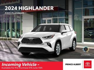 New 2024 Toyota Highlander LIMITED for sale in Prince Albert, SK
