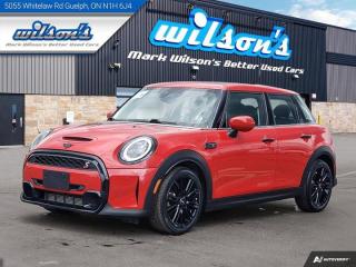 Used 2022 MINI 5 Door Cooper S 5-Door Hatchback, Leather, Nav, Pano Roof, Heated Seats, Rear Camera, New Tires & Brakes! for sale in Guelph, ON