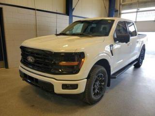 This all new, full sized 2024 Ford F-150 XLT 301A looks absolutely stunning in Oxford White. This pick up comes with the 3.5L V6 EcoBoost engine. This remarkable engine not only produces 400 horsepower and 500 ft pounds of torque, but by leveraging the EcoBoost technology and a 10-speed automatic transmission this truck is rated it to get 12.3L 100/km (23 miles per gallon) combined highway/city fuel economy. This truck can tow up to a massive amount of 13,200 pounds!

Key Features:
Lane Keeping System 
Rear View Camera 
6 Black Running Boards 
Auto Dimming Rearview Mirror 
360 Degree Camera 
Pro Trailer Backup Assist 
Pro Trailer Hitch Assist 
Dual Exhaust 
Reverse Sensing System 
Reverse Brake Assist 
12 LCD Touchscreen 
Apple Car Play / Android Auto 
Rear Window Defroster 
18 Black Painted Aluminum Wheels 
Hill Start Assist 
Class IV Trailer Hitch 
XLT Black Appearance Package
. 275/65R18 BSW All-Terrain
 .18 Gloss Black Aluminum Wheels
Engine Block Heater 
Skid Plates

Saskatchewan has a challenging climate and driving conditions but let that stress melt away with the 2024 F-150 XLT, a tough truck that leverages physical features and technology that will keep your family safe. This specific unit is loaded right up and includes power windows, power locks, air conditioning, 8-way power drivers seat, wrapped steering wheel, zone lighting, cruise, dynamic brake support, outside temperature display, hill start assist, perimeter safety system, four-wheel drive, and so much more. 


At Moose Jaw Ford, we're driving change all across Saskatchewan! We are Moose Jaw's prime destination for everything automotive. We pride ourselves by consistently providing the highest quality customer experience  every single time. Because of this commitment, and the love of what we do, Moose Jaw Ford is the recipient of multiple President's Club Awards and is recognized as one of Canada's Best Managed Companies. We are dedicated to building long lasting relationships. You can trust that our trained service technicians will take excellent care of you and your vehicle when you visit our service department. Come visit us today at 1010 North Service Road..