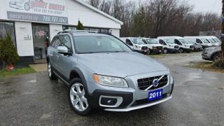CLEAN CARFAX REPORT, No accidents, Low Mileage<br><br>2011 Volvo XC70 T6 (2 IN STOCK) a crossover wagon blending power and sophistication. Enjoy automatic climate control, leather interior, MP3 playback, Bluetooth, and SiriusXM Satellite Radio for seamless connectivity and entertainment. Plus, braking assist ensures safety on the road. With a potent 3.2L I6 engine, 6-speed automatic transmission, and AWD, it offers both performance and versatility. Elevate your driving experience with the Volvo XC70.<br><br>Purchase price: $13,888 plus HST and LICENSING<br><br>Safety package is available for $799 and includes Ontario Certification, 3 month or 3000 km Lubrico warranty ($1000 per claim) and oil change.<br>If not certified, by OMVIC regulations this vehicle is being sold AS-lS and is not represented as being in road worthy condition, mechanically sound or maintained at any guaranteed level of quality. The vehicle may not be fit for use as a means of transportation and may require substantial repairs at the purchaser   s expense. It may not be possible to register the vehicle to be driven in its current condition.<br><br>CARFAX PROVIDED FOR EVERY VEHICLE<br><br>WARRANTY: Extended warranty with variety terms and coverages is available, please ask our representative for more details.<br>FINANCING: Regardless of your credit score, we are committed to assisting you in obtaining a customized car loan that suits your specific circumstances. Our goal is to help you enhance your credit score significantly by the time you complete your loan term. Our specialists are happy to assist you with all necessary information.<br>TRADE-IN OR SELL: Upgrade your ride by trading-in your vehicle and save on taxes, or Sell it to us, and get the best value for your current vehicle.<br><br>Smart Wheels Used Car Dealership     OMVIC Registered Dealer<br>642 Dunlop St West, Barrie, ON L4N 9M5<br>Phone: 705-721-1341 ext 201<br>Email: Info@swcarsales.ca<br>Web: www.swcarsales.ca<br>Terms and conditions may apply. Price and availability subject to change. Contact us for the latest information<br>