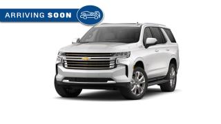 New 2024 Chevrolet Tahoe High Country 3.0L DURAMAX WITH REMOTE START/ENTRY, HEATED SEATS, HEATED STEERING WHEEL, VENTILATED SEATS, POWER FOLDING 3RD ROW, HD SURROUND VISION for sale in Carleton Place, ON