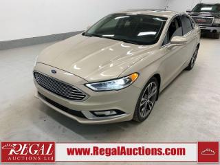 Used 2017 Ford Fusion Titanium for sale in Calgary, AB