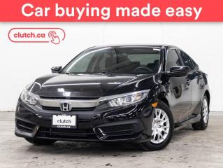 Used 2016 Honda Civic Sedan LX w/ Apple CarPlay & Android Auto, Rearview Cam, A/C for sale in Toronto, ON