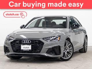 Used 2021 Audi A4 Progressiv AWD w/ Apple CarPlay & Android Auto, Bluetooth, Nav for sale in Toronto, ON