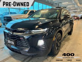 Used 2019 Chevrolet Blazer LEATHER UPHOLSTERY I HEATED DOOR MIRRORS I NAVIGATION SYSTEM I LEATHER SHIFT KNOB I FOUR WHEEL INDEP for sale in Innisfil, ON