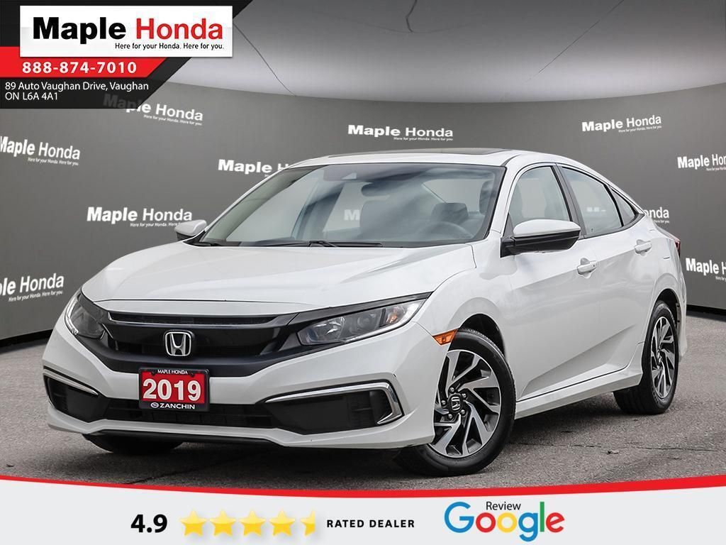 Used 2019 Honda Civic Sunroof Heated Seats Auto Start Honda Sensing for Sale in Vaughan, Ontario