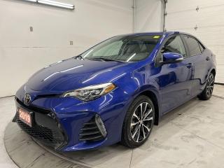 ONLY 56,900 KMS!! SE W/ UPGRADE PACKAGE! Stunning Blue Crush Metallic w/ sunroof, heated leather-trimmed seats, heated steering, lane-departure alert, pre-collision system, adaptive cruise control, premium 17-inch alloys, backup camera, automatic headlights w/ auto highbeams, Bluetooth, automatic climate control, paddle shifters, Sport drive mode, leather-wrapped steering wheel, full power group, keyless entry w/ remote trunk release and windshield wiper de-icer!