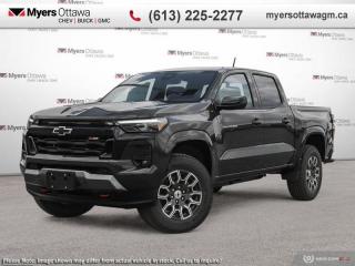 <b>IN STOCK </b><br>  <br> <br>  This 2024 Colorado isnt just for people who want to do more  its for those who dare to be more. <br> <br> With robust powertrain options and an incredibly refined interior, this Chevrolet Colorado is simply unstoppable. Boasting a raft of features for supreme off-roading prowess, this truck will take you over all terrain and back, without breaking a sweat. This 2024 Colorado is a great embodiment of versatility, capability and great value.<br> <br> This black Crew Cab 4X4 pickup   has an automatic transmission and is powered by a  310HP 2.7L 4 Cylinder Engine.<br> <br> Our Colorados trim level is Z71. This Z71 doubles down on the Colorados off-roading chops, with even more power output, upgraded all-terrain aluminum wheels, front recovery hooks, LED headlights and fog lamps, hill descent control, a locking rear differential and off-roading suspension with switchable drive modes, along with push button start and daytime running lights, along with great standard features such as a vivid 11.3-inch diagonal infotainment screen with Apple CarPlay and Android Auto, remote keyless entry, air conditioning, and a 6-speaker audio system. Safety features include automatic emergency braking, front pedestrian braking, lane keeping assist with lane departure warning, Teen Driver, and forward collision alert with IntelliBeam high beam assist. This vehicle has been upgraded with the following features: Trailering Pack. <br><br> <br>To apply right now for financing use this link : <a href=https://creditonline.dealertrack.ca/Web/Default.aspx?Token=b35bf617-8dfe-4a3a-b6ae-b4e858efb71d&Lang=en target=_blank>https://creditonline.dealertrack.ca/Web/Default.aspx?Token=b35bf617-8dfe-4a3a-b6ae-b4e858efb71d&Lang=en</a><br><br> <br/>    5.99% financing for 84 months.  Incentives expire 2024-04-30.  See dealer for details. <br> <br><br> Come by and check out our fleet of 40+ used cars and trucks and 150+ new cars and trucks for sale in Ottawa.  o~o