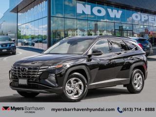 <b>Sunroof,  Navigation,  Leatherette Seats,  Heated Seats,  Apple CarPlay!</b><br> <br> <br> <br>  This 2024 Hyundai Tucson was built for modern adventure. <br> <br>This 2024 Hyundai Tucson was made with eye for detail. From subtle surprises to bold design features, every part of this 2024 Hyundai Tucson is a treat. Stepping into the interior feels like a step right into the future with breathtaking technology and luxury that will make your smartphone jealous. Add on an intelligently capable chassis and drivetrain and you have the SUV of the future, ready for you today.<br> <br> This ash black SUV  has an automatic transmission and is powered by a  187HP 2.5L 4 Cylinder Engine.<br> This vehicles price also includes $2984 in additional equipment.<br> <br> Our Tucsons trim level is Trend. Step up to this Tucson with the Trend Package and be treated to leatherette-trimmed heated front seats, an express open/close glass sunroof, a heated leather-wrapped steering wheel, proximity keyless entry with push button start, remote engine start, and a 10.25-inch infotainment screen now with voice-activated navigation, and bundled with Apple CarPlay and Android Auto, with a 6-speaker audio system. Occupant safety is assured, thanks to adaptive cruise control, blind spot detection, lane keep assist with lane departure warning, forward collision avoidance with pedestrian and cyclist detection, and a rear view camera. Additional features include dual-zone climate control, LED headlights with automatic high beams, towing equipment with trailer sway control, and even more. This vehicle has been upgraded with the following features: Sunroof,  Navigation,  Leatherette Seats,  Heated Seats,  Apple Carplay,  Android Auto,  Heated Steering Wheel. <br><br> <br/> See dealer for details. <br> <br><br> Come by and check out our fleet of 20+ used cars and trucks and 80+ new cars and trucks for sale in Ottawa.  o~o
