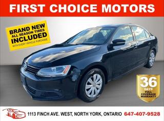 Welcome to First Choice Motors, the largest car dealership in Toronto of pre-owned cars, SUVs, and vans priced between $5000-$15,000. With an impressive inventory of over 300 vehicles in stock, we are dedicated to providing our customers with a vast selection of affordable and reliable options. <br><br>Were thrilled to offer a used 2014 Volkswagen Jetta TRENDLINE, black color with 188,000km (STK#7205) This vehicle was $9990 NOW ON SALE FOR $7990. It is equipped with the following features:<br>- Automatic Transmission<br>- Power windows<br>- Power locks<br>- Power mirrors<br>- Air Conditioning<br><br>At First Choice Motors, we believe in providing quality vehicles that our customers can depend on. All our vehicles come with a 36-day FULL COVERAGE warranty. We also offer additional warranty options up to 5 years for our customers who want extra peace of mind.<br><br>Furthermore, all our vehicles are sold fully certified with brand new brakes rotors and pads, a fresh oil change, and brand new set of all-season tires installed & balanced. You can be confident that this car is in excellent condition and ready to hit the road.<br><br>At First Choice Motors, we believe that everyone deserves a chance to own a reliable and affordable vehicle. Thats why we offer financing options with low interest rates starting at 7.9% O.A.C. Were proud to approve all customers, including those with bad credit, no credit, students, and even 9 socials. Our finance team is dedicated to finding the best financing option for you and making the car buying process as smooth and stress-free as possible.<br><br>Our dealership is open 7 days a week to provide you with the best customer service possible. We carry the largest selection of used vehicles for sale under $9990 in all of Ontario. We stock over 300 cars, mostly Hyundai, Chevrolet, Mazda, Honda, Volkswagen, Toyota, Ford, Dodge, Kia, Mitsubishi, Acura, Lexus, and more. With our ongoing sale, you can find your dream car at a price you can afford. Come visit us today and experience why we are the best choice for your next used car purchase!<br><br>All prices exclude a $10 OMVIC fee, license plates & registration  and ONTARIO HST (13%)