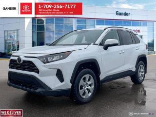 Recent Arrival!2020 Toyota RAV4 LE 8-Speed Automatic AWD 2.5L 4-Cylinder DOHCSuper WhiteALL CREDIT APPLICATIONS ACCEPTED! ESTABLISH OR REBUILD YOUR CREDIT HERE. APPLY AT https://steeleadvantagefinancing.com/?dealer=7148 We know that you have high expectations in your car search in NL. So, if youre in the market for a pre-owned vehicle that undergoes our exclusive inspection protocol, stop by Gander Toyota. Were confident we have the right vehicle for you. Here at Gander Toyota, we enjoy the challenge of meeting and exceeding customer expectations in all things automotive.**Market Value Pricing**, AWD, Cloth, Active Cruise Control, Air Conditioning, Apple CarPlay/Android Auto, Auto High-beam Headlights, Exterior Parking Camera Rear, Heated Front Bucket Seats, RAV4 LE Grade.Toyota Certified Details:* 6 months / 10,000 km Powertrain. Optional Extra Care Protection. $0 Deductible* 160-point inspection* 24-hour Roadside Assistance* Through Toyota Financial Services, you can take advantage of our special Toyota Certified Used Vehicle Rates. 24 months - 5.39%, 36 months - 6.39%, 48 months - 6.69%, 60 months - 6.89%, 72 months - 7.09%* 7 days / 1,500 kms Exchange Privilege* Zero Deductible / Complimentary First Oil & Filter Change (6 mos/8,000 km, whichever comes first) / FREE tank of gas / Warranty Honoured at over 1,500 Toyota Dealers in Canada and the U.S. / CARFAX Vehicle History ReportsSteele Auto Group is the most diversified group of automobile dealerships in Atlantic Canada, with 34 dealerships selling 27 brands and an employee base of over 1000. Sales are up by double digits over last year and the plan going forward is to expand further into Atlantic Canada. PLEASE CONFIRM WITH US THAT ALL OPTIONS, FEATURES AND KILOMETERS ARE CORRECT.Awards:* ALG Canada Residual Value Awards