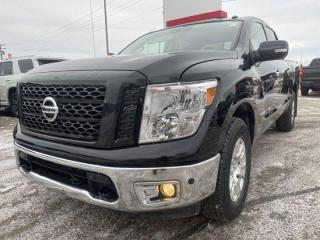 Check out this 2019 Nissan Titan ! This all wheel drive is equipped with back up camera, Bluetooth, Apple Carplay/ Android Auto, navigation, keyless start, heated and power seats, alloy wheels and trailer hitch. This Titan has maintenances brought to current and has passed the stringent 120 point inspection with a fresh oil change so you can drive with confidence! Come in for a test drive today!