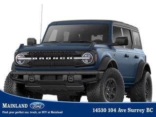 New 2024 Ford Bronco WildTrak for sale in Surrey, BC