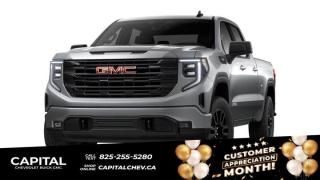 This GMC Sierra 1500 delivers a Gas V8 5.3L/325 engine powering this Automatic transmission. X31 OFF-ROAD PACKAGE includes Off-Road suspension, (JHD) Hill Descent Control, (NZZ) skid plates, (K47) heavy-duty air filter and X31 hard badge Includes (B1J) rear wheelhouse liners and (NQH) 2-speed transfer case. Includes (N10) dual exhaust., ENGINE, 5.3L ECOTEC3 V8 (355 hp [265 kW] @ 5600 rpm, 383 lb-ft of torque [518 Nm] @ 4100 rpm); featuring Dynamic Fuel Management, Wireless, Apple CarPlay / Wireless Android Auto.*This GMC Sierra 1500 Comes Equipped with These Options *Windows, power front, drivers express up/down, Window, power front, passenger express down, Wi-Fi Hotspot capable (Terms and limitations apply. See onstar.ca or dealer for details.), Wheels, 20 x 9 (50.8 cm x 22.9 cm) 6-spoke High gloss Black painted aluminum, Wheel, 17 x 8 (43.2 cm x 20.3 cm) full-size, steel spare, USB Ports, 2, Charge/Data ports located on instrument panel, USB ports, (2) charge-only, rear, Transmission, 8-speed automatic, (Column shifter) electronically controlled with overdrive and tow/haul mode. Includes Cruise Grade Braking and Powertrain Grade Braking (Standard and only available with (L3B) 2.7L TurboMax engine.), Transfer case, single speed, electronic Autotrac with push button control (4WD models only), Tires, 275/60R20 all-season, blackwall.* Visit Us Today *Come in for a quick visit at Capital Chevrolet Buick GMC Inc., 13103 Lake Fraser Drive SE, Calgary, AB T2J 3H5 to claim your GMC Sierra 1500!