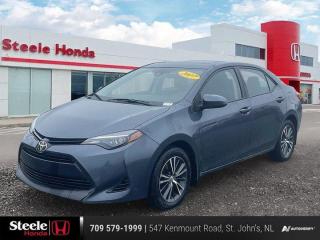 Recent Arrival!**Market Value Pricing**.Certification Program Details: Free Carfax Report Fresh Oil Change Full Vehicle Inspection Full Tank Of Gas 150+ point inspection includes: Engine Instrumentation Interior components Pre-test drive inspections The test drive Service bay inspection Appearance Final inspection2017 Toyota Corolla LE Gray 4D Sedan FWD 1.8L I4 DOHC CVTWith our Honda inventory, you are sure to find the perfect vehicle. Whether you are looking for a sporty sedan like the Civic or Accord, a crossover like the CR-V, or anything in between, you can be sure to get a great vehicle at Steele Honda. Our staff will always take the time to ensure that you get everything that you need. We give our customers individual attention. The only way we can truly work for you is if we take the time to listen.Our Core Values are aligned with how we conduct business and how we cultivate success. Our People: We provide a healthy, safe environment, that celebrates equity, diversity and inclusion. Our people come first. We support the ongoing development and growth of our employees to build lasting relationships. Integrity: We believe in doing the right thing, with integrity and transparency. We are committed to excellence and delivering the best experience for customers and employees. Innovation: Our continuous innovation will deliver the ultimate personal customer buying experience. We are committed to being industry leaders as a dynamic organization working to bring new, innovative solutions to serve the evolving needs of our customers. Community: Our passion for our business extends into the communities where we live and work. We believe in supporting sustainability and investing in community-focused organizations with a focus on family. Our three pillars of community sponsorship focus are mental health, sick kids, and families in crisis.Reviews:* Fuel economy, an upscale cabin with plenty of space, generous rear-seat legroom, and a smooth and refined steering feel were highly rated by owners. The potent LED headlamps are a nearly universal favourite, giving drivers access to a high-performance lighting system in an affordable car. Rough road ride quality and a smooth powertrain round out common praise-points from owners. Source: autoTRADER.ca