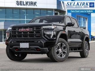 <b>Remote Start,  Heated Seats,  Climate Control,  Off-Road Suspension,  Apple CarPlay!</b><br> <br> <br> <br>  Offering an amazing blend of efficiency, capability and performance, this 2024 Canyon is a great midsize truck option. <br> <br>Aimed at shoppers who desire the capability of a traditional pickup without the compromise of a full-size truck, this 2024 GMC Canyon is ready to take on whatever you throw at it. From work-site duties to intense off-road sessions, this Canyon is sure to never skip a beat!<br> <br> This onyx black Crew Cab 4X4 pickup   has a 8 speed automatic transmission and is powered by a  310HP 2.7L 4 Cylinder Engine.<br> <br> Our Canyons trim level is AT4. This Canyon AT4 steps things up with hill descent control, an auto locking rear differential, upgraded aluminum wheels, front LED fog lamps, factory-lifted suspension, front recovery hooks and off-road performance display, along with great standard features such as an EZ-Lift and Lower tailgate, heated front seats with power driver lumbar control, remote engine start, dual-zone climate control, a vivid 11.3-inch diagonal infotainment screen with Apple CarPlay and Android Auto, and a 6-speaker audio system. Safety features include automatic emergency braking, front pedestrian braking, lane keeping assist with lane departure warning, Teen Driver, and forward collision alert with IntelliBeam high beam assist. This vehicle has been upgraded with the following features: Remote Start,  Heated Seats,  Climate Control,  Off-road Suspension,  Apple Carplay,  Android Auto,  Remote Keyless Entry. <br><br> <br>To apply right now for financing use this link : <a href=https://www.selkirkchevrolet.com/pre-qualify-for-financing/ target=_blank>https://www.selkirkchevrolet.com/pre-qualify-for-financing/</a><br><br> <br/> Weve discounted this vehicle $584.    Incentives expire 2024-04-30.  See dealer for details. <br> <br>Selkirk Chevrolet Buick GMC Ltd carries an impressive selection of new and pre-owned cars, crossovers and SUVs. No matter what vehicle you might have in mind, weve got the perfect fit for you. If youre looking to lease your next vehicle or finance it, we have competitive specials for you. We also have an extensive collection of quality pre-owned and certified vehicles at affordable prices. Winnipeg GMC, Chevrolet and Buick shoppers can visit us in Selkirk for all their automotive needs today! We are located at 1010 MANITOBA AVE SELKIRK, MB R1A 3T7 or via phone at 204-482-1010.<br> Come by and check out our fleet of 70+ used cars and trucks and 210+ new cars and trucks for sale in Selkirk.  o~o
