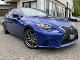 <div><span>Vehicle Highlights:</span><br><span>- Accident free</span><br><span>- Single owner</span><br><span>- Highly optioned</span><br><br></div><br /><div><span>Another beautiful Lexus IS300 AWD F-Sport 3 has landed at Fitzgerald Motors! This sporty sedan is in excellent condition in and out and drives very well! Well cared for over the years by its only owner, must be seen and driven to be appreciated!<br></span><br></div><br /><div><span>Fully loaded with the powerful yet fuel efficient 3.5L - 6 cylinder engine with ECO mode, automatic transmission, navigation system, back-up camera, blind spot monitoring, rear cross traffic alert, pre-collision system, adaptive cruise control, Mark Levenson audio, sunroof, leather seats, heated seats, cooled seats, heated steering wheel, power windows, power locks, power mirrors, power seats, upgraded alloys, steering wheel controls, digital climate control A/C, AM/FM/AUX/USB, CD player, Bluetooth, smart key, push start, key-less entry, xenon lights, and much more!<br></span><br></div><br /><div><span>Certified!</span><br><span>Carfax Available</span><br><span>Extended Warranty Available!</span><br><span>Financing Available for as low as 8.99% O.A.C</span><br><span>ONLY $23,499 PLUS HST & LIC<br><br></span></div><br /><div><span>Please call us at 519-579-4995 for any questions you have or drop by FITZGERALD MOTORS located at 380 Courtland Ave East. Kitchener, ON for a test drive! Visit us online at </span><a href=http://www.fitzgeraldmotors.com/ target=_blank><span>www.fitzgeraldmotors.com</span></a></div><br /><div><a href=http://www.fitzgeraldmotors.com/ target=_blank><span><br></span></a><span>* Even though we take reasonable precautions to ensure that the information provided is accurate and up to date, we are not responsible for any errors or omissions. Please verify all information directly with Fitzgerald Motors to ensure its exactitude.</span></div>