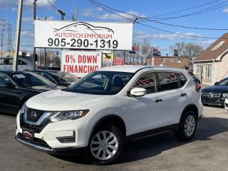Used 2019 Nissan Rogue S AWD  Pearl White Reverse Camera/Carplay Android Auto/Blind Spot/Heated Seats for sale in Mississauga, ON
