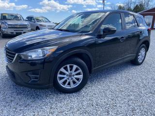 <div><span>A family business of 27 years! Equipped with *AC*POWER WINDOWS*CRUISE CONTROL*ALL-WHEEL DRIVE*35 SERVICE RECORDS*BLUE-TOOTH*. This 2016 Mazda CX-5 will be sold safetied and certified, backed by the Thirty Day/Unlimited KM Daves Auto warranty. Additional trusted Powertrain warranties offered by Lubrico are available. Financing available as well! All vehicles with XM Capability come with 3 free months of Sirius XM. Daves Auto continues to serve its customers with quality, unbranded pre-owned vehicles, certifying every vehicle inside the list price disclosed.  Tinting available for $175/window. Equipped with the dependable 2.5 L and all-wheel drive, were confident you will be impressed with the drive of a well maintained Mazda CX-5, not to mention the quality of Mazdas in the recent years.</span></div><br /><div><span id=docs-internal-guid-74cee998-7fff-ba15-e791-882cccbeb54e></span></div><br /><div><span>Established in 1996, Daves Auto has been serving Haldimand, West Lincoln and Ontario area with the same quality for over 27 years! With growth, Daves Auto now has a lot with approximately 60 vehicles and a five bay shop to safety all vehicles in-house. If you are looking at this vehicle and need any additional information, please feel free to call us or come visit us at 7109 Canborough Rd. West Lincoln, Ontario. Licensing $150 for new plates, $100 if re-using plates. (Please take plate portion of your ownership along if re-using plates) Find us on Instagram @ daves_auto_2020 and become more familiar with our family business!</span></div>