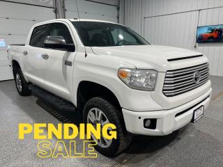 Used 2015 Toyota Tundra Platinum CrewMax 5.7L 4WD for sale in Brandon, MB