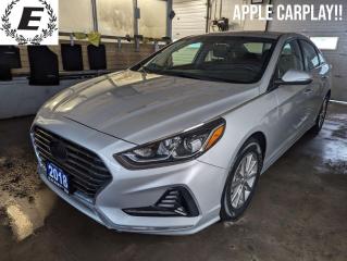 <p>THE SONATA HAS ALL THE TECHNOLOGY YOU WILL NEED FOR YOUR TRIP, SUCH AS LANE DEPARTURE WARNING, ANDROID AUTO, APPLE CARPLAY, AUX, USB AND BLUETOOTH!! IT ALSO GETS AMAZING GAS MILEAGE. THE PRICE INCLUDES OUR ADVANTAGE PACKAGE!! HST AND LICENSING EXTRA.</p>