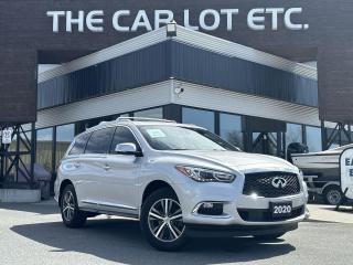 Used 2020 Infiniti QX60 ESSENTIAL 3RD ROW, HEATED LEATHER SEATS/STEERING WHEEL, SUNROOF, SIRIUS XM, BACK UP CAM!! for sale in Sudbury, ON