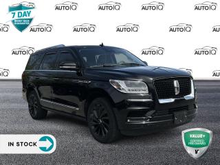 <h1>Infinite Black 2021 Lincoln Navigator Reserve 4D Sport Utility</h1><br><h2>V6 10-Speed Automatic 4WD</h2><br><br><p>Experience luxury and performance with the 2021 Lincoln Navigator Reserve. This spacious SUV comes equipped with:</p><br><br><ul><br>  <li>4WD for added traction and control</li><br>  <li>Medium Slate Premium Leather Htd/Ventilated Perfect Position Seats for comfort</li><br>  <li>14 Speakers for immersive sound</li><br>  <li>Apple CarPlay/Android Auto compatibility for seamless smartphone integration</li><br>  <li>Navigation System for easy directions</li><br>  <li>Power Liftgate for convenience</li><br>  <li>22 12-Spoke Bright Machined-Alum Wheels for a stylish look</li><br>  <li>Adaptive suspension for a smooth ride</li><br>  <li>Heated rear seats for passenger comfort</li><br>  <li>Rain sensing wipers for enhanced visibility</li><br>  <li>Roof rack: rails only for additional cargo space</li><br>  <li>Speed-Sensitive Wipers for optimal performance in varying conditions</li><br>  <li>SYNC 3 Communications & Entertainment System for connectivity</li><br>  <li>Heated/Ventilated Premium Leather Captains Chairs for front row comfort</li><br>  <li>Automatic temperature control for climate control</li><br>  <li>Memory seat for drivers convenience</li><br>  <li>Emergency communication system: 911 Assist for safety</li><br>  <li>Remote keyless entry for easy access</li><br>  <li>Split folding rear seat for versatile cargo space</li><br>  <li>Auto-dimming Rear-View mirror for glare reduction</li><br>  <li>Power moonroof for an open-air experience</li><br>  <li>Trailer Sway Control for towing stability</li><br></ul><br><br><p>With a plethora of features including SiriusXM Satellite Radio, Speed-Sensing steering, and Power adjustable rear head restraints, the Lincoln Navigator delivers a luxurious driving experience.</p><br><p> </p>

<h4>VALUE+ CERTIFIED PRE-OWNED VEHICLE</h4>

<p>36-point Provincial Safety Inspection<br />
172-point inspection combined mechanical, aesthetic, functional inspection including a vehicle report card<br />
Warranty: 30 Days or 1500 KMS on mechanical safety-related items and extended plans are available<br />
Complimentary CARFAX Vehicle History Report<br />
2X Provincial safety standard for tire tread depth<br />
2X Provincial safety standard for brake pad thickness<br />
7 Day Money Back Guarantee*<br />
Market Value Report provided<br />
Complimentary 3 months SIRIUS XM satellite radio subscription on equipped vehicles<br />
Complimentary wash and vacuum<br />
Vehicle scanned for open recall notifications from manufacturer</p>

<p>SPECIAL NOTE: This vehicle is reserved for AutoIQs retail customers only. Please, No dealer calls. Errors & omissions excepted.</p>

<p>*As-traded, specialty or high-performance vehicles are excluded from the 7-Day Money Back Guarantee Program (including, but not limited to Ford Shelby, Ford mustang GT, Ford Raptor, Chevrolet Corvette, Camaro 2SS, Camaro ZL1, V-Series Cadillac, Dodge/Jeep SRT, Hyundai N Line, all electric models)</p>

<p>INSGMT</p>