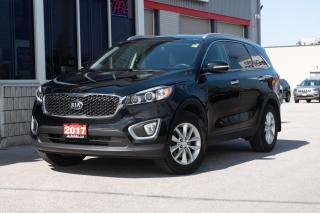 <p>Feel confident on the road with our Ebony Black 2017 Kia Sorento LX AWD that has exemplary safety scores, incredible performance, and sleek style. Powered by a 2.4 Litre 4 Cylinder that generates 185hp paired to a responsive 6 Speed Automatic transmission. This All Wheel Drive SUV scores approximately 9.0L/100km on the highway and provides an impressively quiet and comfortable ride so you can set off for those family adventures in comfort. Our Sorento LX has a wide stance and longer wheelbase to maximize fun and versatility. It turns heads with great-looking alloy wheels, a signature tiger-nose grille and long swept-back projector beam headlights. Inside the well-appointed LX cabin, you'll enjoy heated front seats, keyless entry, power windows/locks, steering wheel mounted controls, stain-resistant fabric seats, and 40/20/40-split second-row seats that slide and recline. Bluetooth phone/audio connectivity, a touchscreen audio display, CD, MP3, available satellite radio, and USB/auxiliary input allow you to stay safely connected and listen to whatever music suits your mood. Our Kia boasts Electronic Stability Control, a rearview camera, and a reinforced body of advanced high-strength steel. User-friendly controls, an upscale and spacious cabin, versatility and ample features make our Sorento an intelligent choice for you! Save this Page and Call for Availability. We Know You Will Enjoy Your Test Drive Towards Ownership! Errors and omissions excepted Good Credit, Bad Credit, No Credit - All credit applications are 100% processed! Let us help you get your credit started or rebuilt with our experienced team of professionals. Good credit? Let us source the best rates and loan that suits you. Same day approval! No waiting! Experience the difference at Chatham's award winning Pre-Owned dealership 3 years running! All vehicles are sold certified and e-tested, unless otherwise stated. Helping people get behind the wheel since 1999! If we don't have the vehicle you are looking for, let us find it! All cars serviced through our onsite facility. Servicing all makes and models. We are proud to serve southwestern Ontario with quality vehicles for over 16 years! Can't make it in? No problem! Take advantage of our NO FEE delivery service! Chatham-Kent, Sarnia, London, Windsor, Essex, Leamington, Belle River, LaSalle, Tecumseh, Kitchener, Cambridge, waterloo, Hamilton, Oakville, Toronto and the GTA.</p>