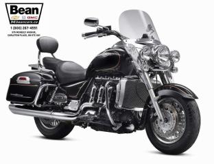 <p><span style=color:#2ecc71><span style=font-size:18px><strong>2016 Triumph Rocket III Touring</strong></span></span></p>

<p><span style=font-size:16px>2294cc inline 3 cylinder engine delivers 203Nm of torque.</span></p>

<p><span style=font-size:16px>The Rocket III gives you low speed balance and neutral steering so when you’re faced with a twisty road you can be filled with anticipation and confidence. Made with an 18 inch wide saddle with a three-layer condtruction and taped seams for a ride that’s comfortable all day long.</span></p>

<p><span style=font-size:16px>All the instruments are all there for you, fuel gauge, gear indicator, dual trip and clock in addition to the basic functions.The advanced ABS brakes on the Rocket III Touring are fitted as standard. This is a massive bike that comes with huge</span> <span style=font-size:16px>amounts of control.</span></p>

<h2><span style=color:#2ecc71><span style=font-size:18px><strong>Come look at this motorcycle today!</strong></span></span></h2>

<h2><span style=color:#2ecc71><span style=font-size:18px><strong>613-257-2432</strong></span></span></h2>