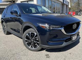 <div><span>Vehicle Highlights:</span><br><span>- Dealer serviced</span><br><span>- Highly optioned<br>- Dealer serviced</span><span><br></span></div><br /><div><span>Here comes a sporty Mazda CX-5 GT with all the options! This spacious SUV is in excellent condition in and out and drives very smooth! Dealer serviced since new, must be seen and driven to be appreciated!<br></span><br></div><br /><div><span>Loaded with the powerful yet fuel efficient 2.5L - 4 cylinder engine, automatic transmission, AWD, navigation system, Android Auto/Apple Car Play, back-up camera, heads up display, blind-spot warning, lane departure warning, forward collision warning, rear cross traffic alert, adaptive cruise control, heated steering wheel, leather interior, heated seats (front & rear), memory seats, dual power seats, power locks, power mirrors, power windows, upgraded alloys, sunroof, digital climate control, BOSE audio system, A/C, AM/FM/CD/AUX/USB, Bluetooth, smart key, push start, alarm, and much more!</span><br><br></div><br /><div><span>Certified!<br></span><span>Carfax Available<br></span><span>Extended Warranty Available!<br></span><span>Financing available for as low as 8.99% O.A.C<br></span><span>ONLY $24,999 PLUS HST & LIC<br><br></span></div><br /><div><span>Please call us at 519-579-4995 for any questions you have or drop by FITZGERALD MOTORS located at 380 Courtland Ave East. Kitchener, ON for a test drive! Visit us online at </span><a href=http://www.fitzgeraldmotors.com/>www.fitzgeraldmotors.com</a><span> </span></div><br /><div><span><br></span><span>*Even though we take reasonable precautions to ensure that the information provided is accurate and up to date, we are not responsible for any errors or omissions. Please verify all information directly with Fitzgerald Motors to ensure its exactitude.</span></div>