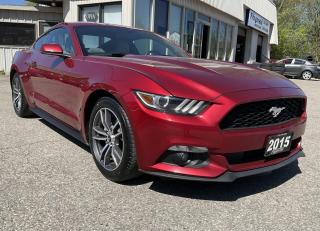 Used 2015 Ford Mustang EcoBoost Premium - LEATHER! NAV! BACK-UP CAM! BSM! 6-SPEED MT! for sale in Kitchener, ON