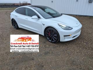 <p><span style=color:rgb( 13 , 13 , 13 )>2020 Tesla Model 3 Performance AWD long range of 515kms and auto pilot with new tires and 3m film. One Owner. $311 Bi- Weekly+Tax</span></p><p><br /></p><p><span style=color:rgb( 13 , 13 , 13 )>Why priced so aggressivly? It doesnt line up with our business strategy inventory.</span></p><p><br /></p><p><span style=color:rgb( 13 , 13 , 13 )>8 Year 160,000km battery warranty. I can include cost of installing of level 2 charger in payments if needed.</span></p><p><br /></p><p><em style=color:rgb( 55 , 65 , 81 )>﻿</em><span style=color:rgb( 15 , 15 , 15 )>Located in Carberry, but capable of bringing to Brandon. Priced to Sell! Owner driven, please book appointment ahead of time to confirm if available. Carfax Available, excellent condition.</span></p><p><br /></p><p><span style=color:rgb( 13 , 13 , 13 )>Experience exhilarating performance and cutting-edge technology with this 2020 Tesla Model 3 Performance AWD. As one of the most sought-after electric vehicles on the market, the Model 3 combines stunning design, impressive range, and lightning-fast acceleration. This local listing presents an opportunity to own a premium electric sedan with all-wheel drive capabilities. Here's what you need to know about this 2020 Tesla Model 3 Performance AWD:</span></p><p><br /></p><ol><li>Dual Motor All-Wheel Drive: Experience enhanced traction and control in all road conditions, delivering exceptional performance and stability.</li><li>Performance Upgrade: Upgraded suspension, brakes, and tires for an exhilarating driving experience, with acceleration from 0 to 60 mph in just 3 seconds.</li><li>Long Range: Enjoy an impressive electric range, allowing you to travel farther on a single charge and minimizing the need for frequent recharging.</li><li>Autopilot: Tesla's advanced driver-assistance system offers features such as adaptive cruise control, lane-keeping assist, and automatic emergency braking for added safety and convenience.</li><li>Premium Interior: High-quality materials, sleek design, and advanced technology create a luxurious and comfortable cabin environment.</li><li>Large Touchscreen Display: Control vehicle functions, navigation, media, and more through the intuitive and responsive touchscreen interface.</li><li>Over-the-Air Updates: Receive software updates wirelessly, ensuring your Model 3 stays up-to-date with the latest features and improvements.</li><li>Enhanced Connectivity: Stay connected on the go with built-in navigation, Bluetooth connectivity, and access to streaming music and internet browsing.</li><li>Keyless Entry and Start: Unlock and start your Model 3 without removing the key fob from your pocket or bag, adding convenience to your daily routine.</li><li>Tesla Supercharger Network Access: Convenient access to Tesla's extensive network of Supercharger stations for rapid charging on long-distance trips.</li></ol><p>Additional Information:</p><ul><li>Local Listing: This Model 3 Performance AWD is available locally, allowing for easy viewing and test driving.</li><li>Remaining Warranty: Benefit from the remaining balance of Tesla's factory warranty for peace of mind.</li><li>Financing Options: Flexible financing plans available to suit your budget and preferences.</li><li>Vehicle History Report: Request a comprehensive vehicle history report to review the Model 3's maintenance and ownership history.</li></ul><p>Don't miss out on the opportunity to own this 2020 Tesla Model 3 Performance AWD. Contact us today to arrange a viewing and experience the future of driving with Tesla's groundbreaking electric sedan!</p><p><br /></p><p>Financing Available/ Trades Welcome /<span style=color:rgb( 15 , 15 , 15 )>delivery available.</span></p><p><br /></p><p>Toll-free call/text 1-807-700-9757</p><p><br /></p><p>Dealer #5742</p>