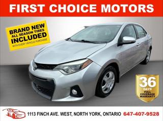 Used 2014 Toyota Corolla S~AUTOMATIC, FULLY CERTIFIED WITH WARRANTY!!!!~ for sale in North York, ON