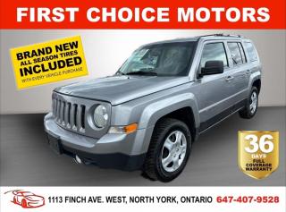 Used 2016 Jeep Patriot HIGH ALTITUDE~AUTOMATIC, FULLY CERTIFIED WITH WARR for sale in North York, ON
