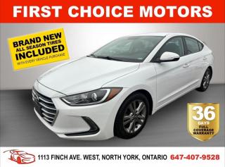 Used 2017 Hyundai Elantra GL~AUTOMATIC, FULLY CERTIFIED WITH WARRANTY!!!!~ for sale in North York, ON