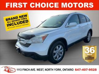 Used 2009 Honda CR-V EX-L~AUTOMATIC, FULLY CERTIFIED WITH WARRANTY!!!!~ for sale in North York, ON