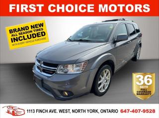 Welcome to First Choice Motors, the largest car dealership in Toronto of pre-owned cars, SUVs, and vans priced between $5000-$15,000. With an impressive inventory of over 300 vehicles in stock, we are dedicated to providing our customers with a vast selection of affordable and reliable options. <br><br>Were thrilled to offer a used 2013 Dodge Journey CREW, grey color with 159,000km (STK#7231) This vehicle was $10990 NOW ON SALE FOR $9990. It is equipped with the following features:<br>- Automatic Transmission<br>- Heated seats<br>- Bluetooth<br>- 3rd row seating<br>- Reverse camera<br>- Alloy wheels<br>- Power windows<br>- Power locks<br>- Power mirrors<br>- Air Conditioning<br><br>At First Choice Motors, we believe in providing quality vehicles that our customers can depend on. All our vehicles come with a 36-day FULL COVERAGE warranty. We also offer additional warranty options up to 5 years for our customers who want extra peace of mind.<br><br>Furthermore, all our vehicles are sold fully certified with brand new brakes rotors and pads, a fresh oil change, and brand new set of all-season tires installed & balanced. You can be confident that this car is in excellent condition and ready to hit the road.<br><br>At First Choice Motors, we believe that everyone deserves a chance to own a reliable and affordable vehicle. Thats why we offer financing options with low interest rates starting at 7.9% O.A.C. Were proud to approve all customers, including those with bad credit, no credit, students, and even 9 socials. Our finance team is dedicated to finding the best financing option for you and making the car buying process as smooth and stress-free as possible.<br><br>Our dealership is open 7 days a week to provide you with the best customer service possible. We carry the largest selection of used vehicles for sale under $9990 in all of Ontario. We stock over 300 cars, mostly Hyundai, Chevrolet, Mazda, Honda, Volkswagen, Toyota, Ford, Dodge, Kia, Mitsubishi, Acura, Lexus, and more. With our ongoing sale, you can find your dream car at a price you can afford. Come visit us today and experience why we are the best choice for your next used car purchase!<br><br>All prices exclude a $10 OMVIC fee, license plates & registration  and ONTARIO HST (13%)