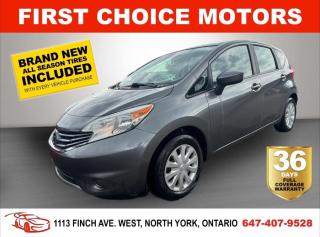 Used 2016 Nissan Versa Note SV  ~AUTOMATIC, FULLY CERTIFIED WITH WARRANTY!!!~ for sale in North York, ON