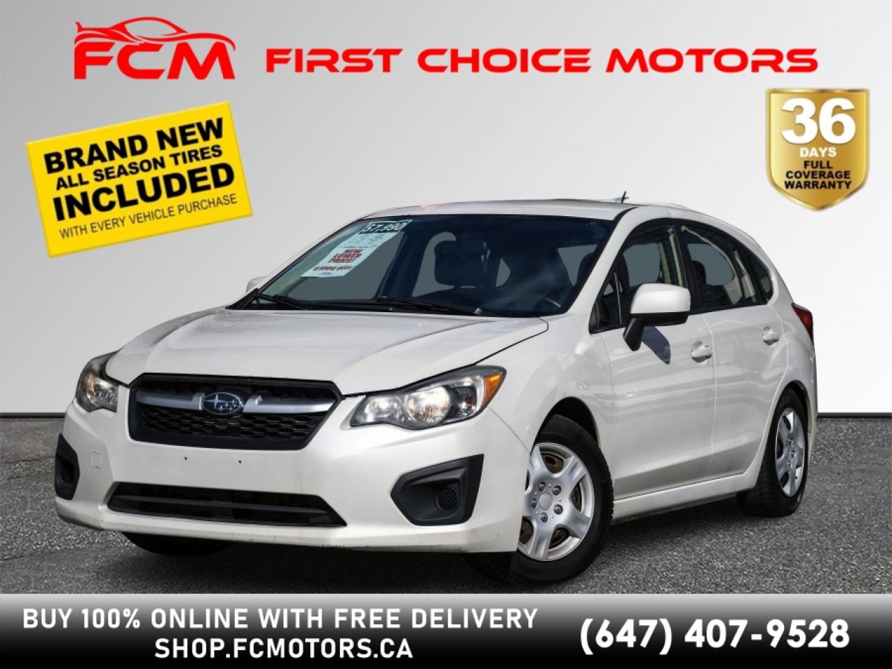 Used 2013 Subaru Impreza 2.0I  ~MANUAL, FULLY CERTIFIED WITH WARRANTY!!!~ for sale in North York, ON