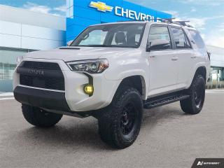 Accident Free | Local Trade | Side Steps | Roof Rack | Hitch | Aftermarket Light Kit | Lift Kit | Sunroof | Navigation | Back up Camera | Heated Seats | Bluetooth | Leather |
Key Features

- TRD Off-Road Pkg
- Power Sunroof
- Leather Interior
- Heated Front Seat w/Power Adjust
- Dual Zone Auto A/C
- 8 Touchscreen
- Apple Carplay/Android Auto
- Push Button Start

Safety Features

- Backup Camera
- Adaptive Cruise Control
- Auto High Beam
- Pre-Collision System
- Lane Departure Alert

And more!
All of our quality pre-owned vehicles are delivered with the following:
· a Birchwood Certified Inspection
· a full tank of fuel
· Full service records (if available)
· a CARFAX report
Click, call (204) 837-5811, or visit Birchwood Chevrolet Buick GMC at the Birchwood Auto Park, 3965 Portage Avenue West at the Perimeter.

Purchase the vehicle you want, the way you want! Just click Start Your Purchase today to customize your price, reserve a vehicle, receive a vehicle trade-in value, and complete as much of your purchase as you like from the comfort of your home.

Our Pre-Owned Supercenter has a wide variety of vehicles to choose from. See a great selection of high-quality, carefully reconditioned cars, trucks, and SUVs. Find the perfect fit for your needs, your family, and your budget!

Special Financing Available! Price does not include taxes. Dealer Permit #4240.
Dealer permit #4240