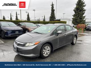 Used 2012 Honda Civic LX, AUTOMATIC for sale in North Vancouver, BC