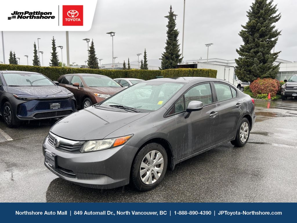 Used 2012 Honda Civic LX, AUTOMATIC for Sale in North Vancouver, British Columbia