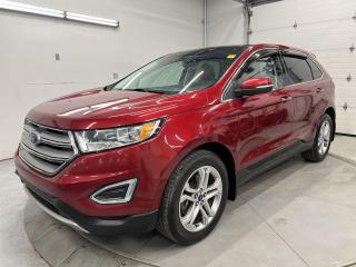 LOW KMS!! STUNNING RUBY RED METALLIC TITANIUM ALL-WHEEL DRIVE W/ 301A, TECHNOLOGY AND COLD WEATHER PACKAGES! Panoramic sunroof, leather, heated/cooled front seats w/ heated rear seats, heated steering, premium 8-inch touchscreen w/ navigation, remote start, backup camera w/ rear park sensors, Apple CarPlay/Android Auto, 19-inch alloys, power seats w/ driver memory, Sony premium audio, ambient lighting, full power group incl. hands-free power liftgate, dual-zone climate control, paddle shifters, automatic headlights, auto-dimming rearview mirror, tow hitch receiver, garage door opener, keyless entry w/ push start, leather-wrapped steering wheel, cruise control, Bluetooth and Sirius XM!