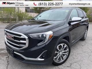 <b>CERTIFIED </b><br>   Compare at $21527 - Myers Cadillac is just $20900! <br> <br>JUST IN - 2018 TERRAIN SLT AWD- BLACK  ON BLACK LEATHER, SKYSCAPE POWER SUNROOF, DRIVER ALERT PACKAGE II, DRIVER ALERT PACKAGE I, REMOTE VEHICLE START, 19 ALUMINUM WHEELS, POWER LIFTGATE, HANDS-FREE, REAR PARK ASSIST,  BOSE(R) SPEAKER SYSTEM, TRAILERING EQUIPMENT, CERTIFIED, ONE OWNER, CLEAN CARFAX, NO ADMIN FEES<br> <br>To apply right now for financing use this link : <a href=https://creditonline.dealertrack.ca/Web/Default.aspx?Token=b35bf617-8dfe-4a3a-b6ae-b4e858efb71d&Lang=en target=_blank>https://creditonline.dealertrack.ca/Web/Default.aspx?Token=b35bf617-8dfe-4a3a-b6ae-b4e858efb71d&Lang=en</a><br><br> <br/><br>All prices include Admin fee and Etching Registration, applicable Taxes and licensing fees are extra.<br>*LIFETIME ENGINE TRANSMISSION WARRANTY NOT AVAILABLE ON VEHICLES WITH KMS EXCEEDING 140,000KM, VEHICLES 8 YEARS & OLDER, OR HIGHLINE BRAND VEHICLE(eg. BMW, INFINITI. CADILLAC, LEXUS...)<br> Come by and check out our fleet of 40+ used cars and trucks and 150+ new cars and trucks for sale in Ottawa.  o~o