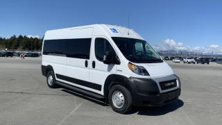 2020 RAM Promaster 2500 High Roof 8 Passenger Van with Wheelchair Accessibility, 3.6L V6 engine, V6 engine, 6 cylinder, automatic, FWD, 4-Wheel ABS, cruise control, air conditioning, AM/FM radio, power door locks, power windows, white exterior, black interior, cloth. Luxury tax will apply for British Columbia Purchasers $69,120.00 plus $375 processing fee, $69,495.00 total payment obligation before taxes.  Listing report, warranty, contract commitment cancellation fee, financing available on approved credit (some limitations and exceptions may apply). All above specifications and information is considered to be accurate but is not guaranteed and no opinion or advice is given as to whether this item should be purchased. We do not allow test drives due to theft, fraud and acts of vandalism. Instead we provide the following benefits: Complimentary Warranty (with options to extend), Limited Money Back Satisfaction Guarantee on Fully Completed Contracts, Contract Commitment Cancellation, and an Open-Ended Sell-Back Option. Ask seller for details or call 604-522-REPO(7376) to confirm listing availability.