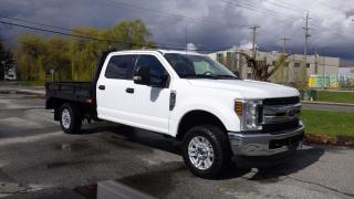 2018 Ford F-250 8 Foot Flat Deck  Crew Cab 4WD, 6.2L V8 OHV 16V engine, 8 cylinder, 4 door, automatic, 4WD, 4-Wheel ABS, cruise control, air conditioning, AM/FM radio, power windows, power mirrors, white exterior, black interior. Certification and Decal valid until March 2025. $37,720.00 plus $375 processing fee, $38,095.00 total payment obligation before taxes.  Listing report, warranty, contract commitment cancellation fee, financing available on approved credit (some limitations and exceptions may apply). All above specifications and information is considered to be accurate but is not guaranteed and no opinion or advice is given as to whether this item should be purchased. We do not allow test drives due to theft, fraud and acts of vandalism. Instead we provide the following benefits: Complimentary Warranty (with options to extend), Limited Money Back Satisfaction Guarantee on Fully Completed Contracts, Contract Commitment Cancellation, and an Open-Ended Sell-Back Option. Ask seller for details or call 604-522-REPO(7376) to confirm listing availability.